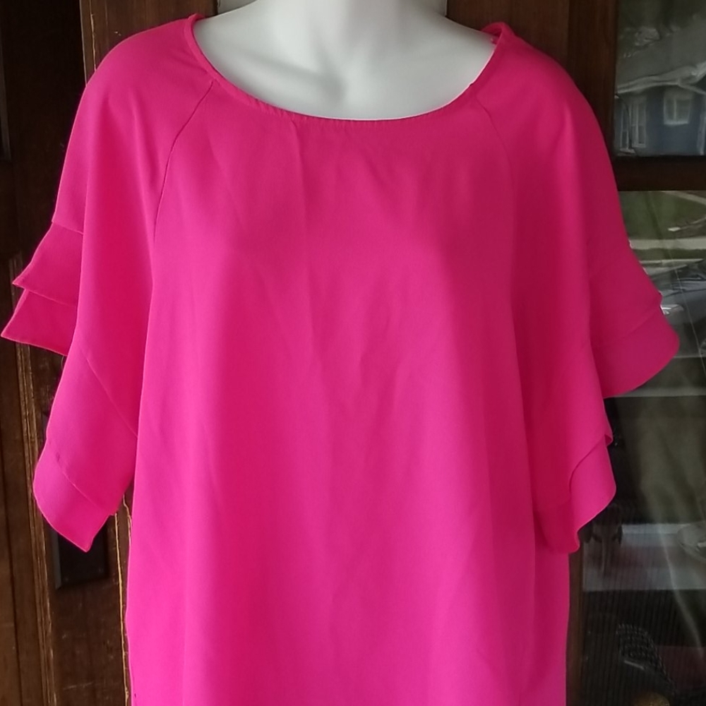 Umgee HOT PINK BLOUSE...CUTIEEEE